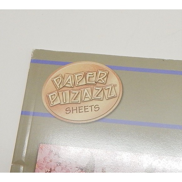 Paper Pizazz Floral Backgrounds Pad Acid Free 12x12 Matching Tags 24 Pack HOTP - Picture 8 of 11